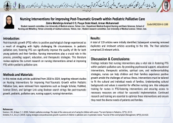 Nursing Interventions for improving Post-Traumatic Growth within Pediatric Palliative Care